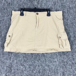 Princess Polly XXS Tan Cargo Micro Mini Short Skirt Utility Safari Grunge Punk